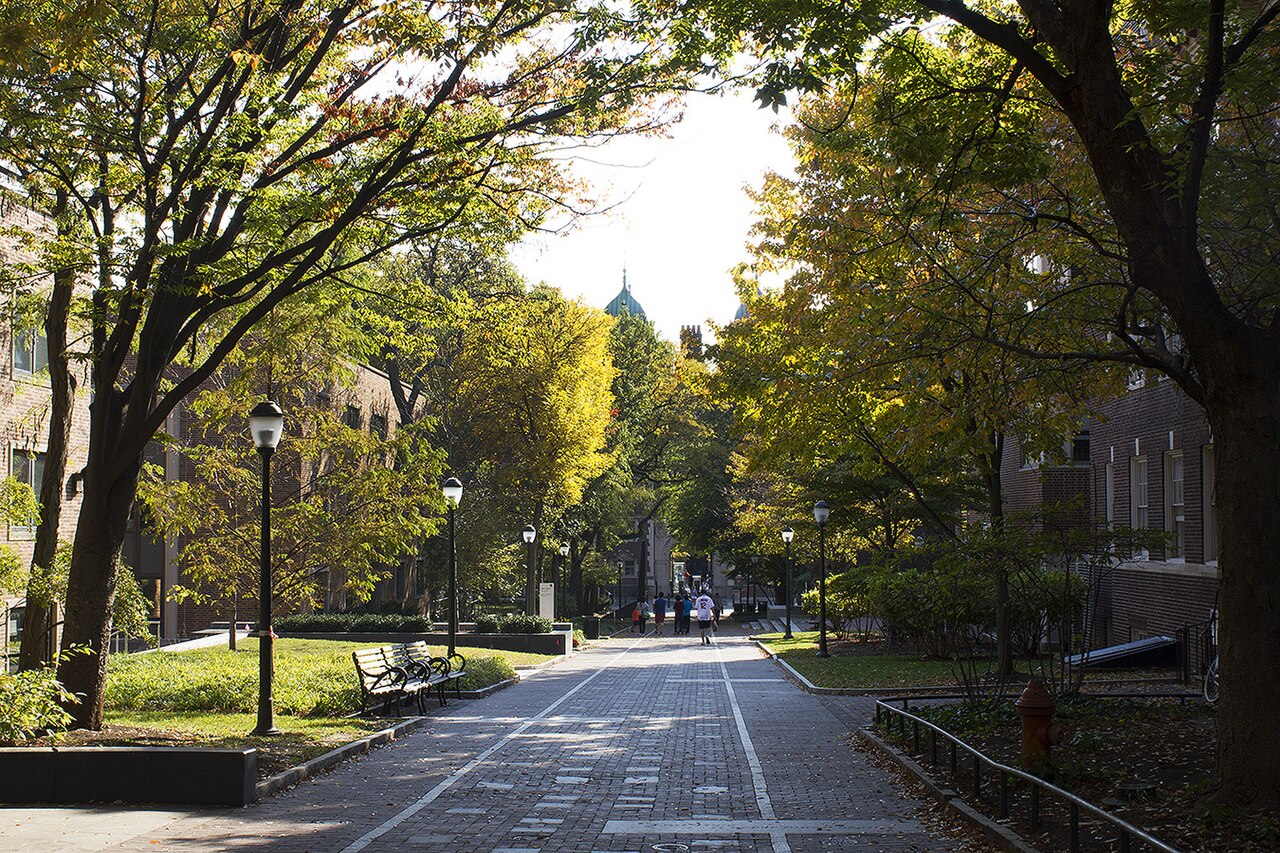 Locust Walk at the University of Pennsylvania